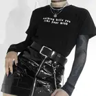 Готическая женская футболка с принтом ничто не убивает вас, забавная Милая футболка из 100% хлопка с графическим принтом tumblr гранж, модная футболка унисекс