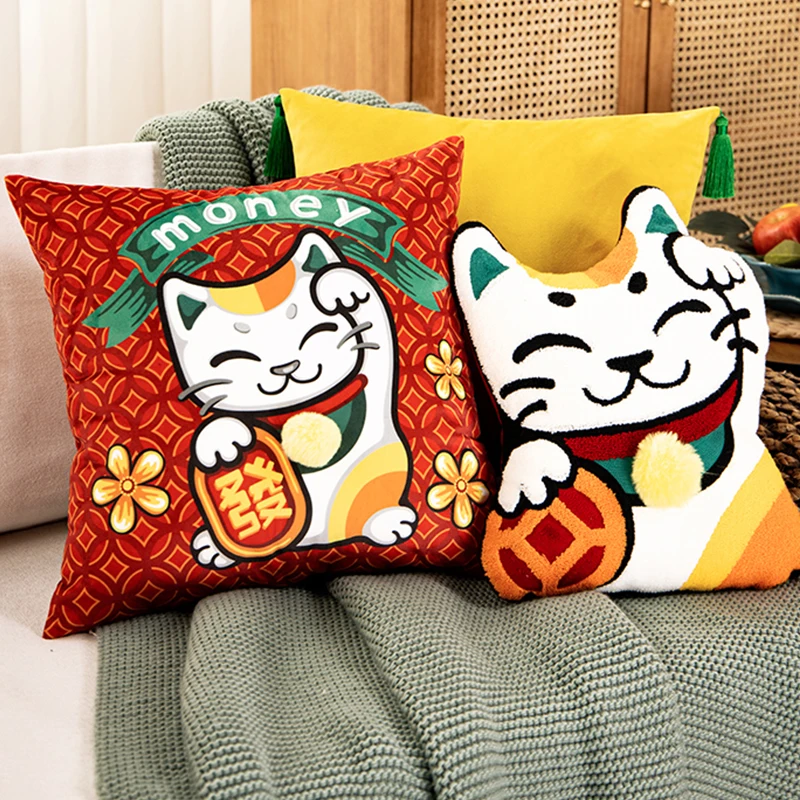 

Женская Подушка Joy, традиционная Китайская вышивка, декоративный чехол для дивана, постельного белья