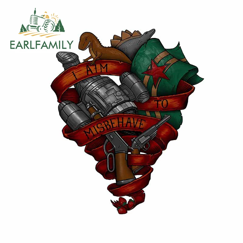 EARLFAMILY 13 см x 10 6 для себя чтобы выглядеть неправильно забавные автомобильные