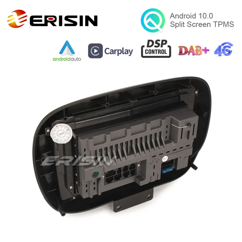 Erisin ES8750F 9 &quotOcta-Core Android 10 0 автомобильная стереосистема для Fiat 500X 2014 Apple CarPlay Авто DSP