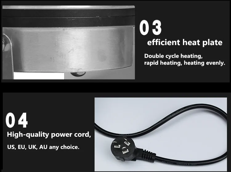 110 V/220 V Бизнес вафельница электрическое оборудование для приготовления маффинов, машина для блинов