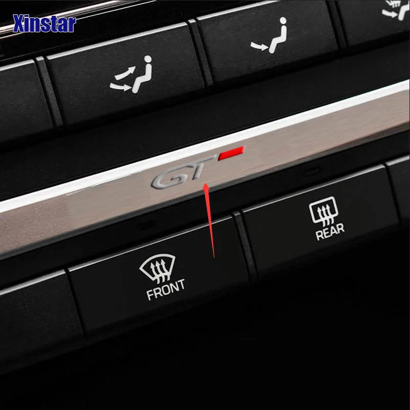 

5/10pcs GT GTline Stainless Steel Car Sticker For Peugeot 106 3008 306 308 307 508 407 107 108 206 207 208 2008 Auto Accessories