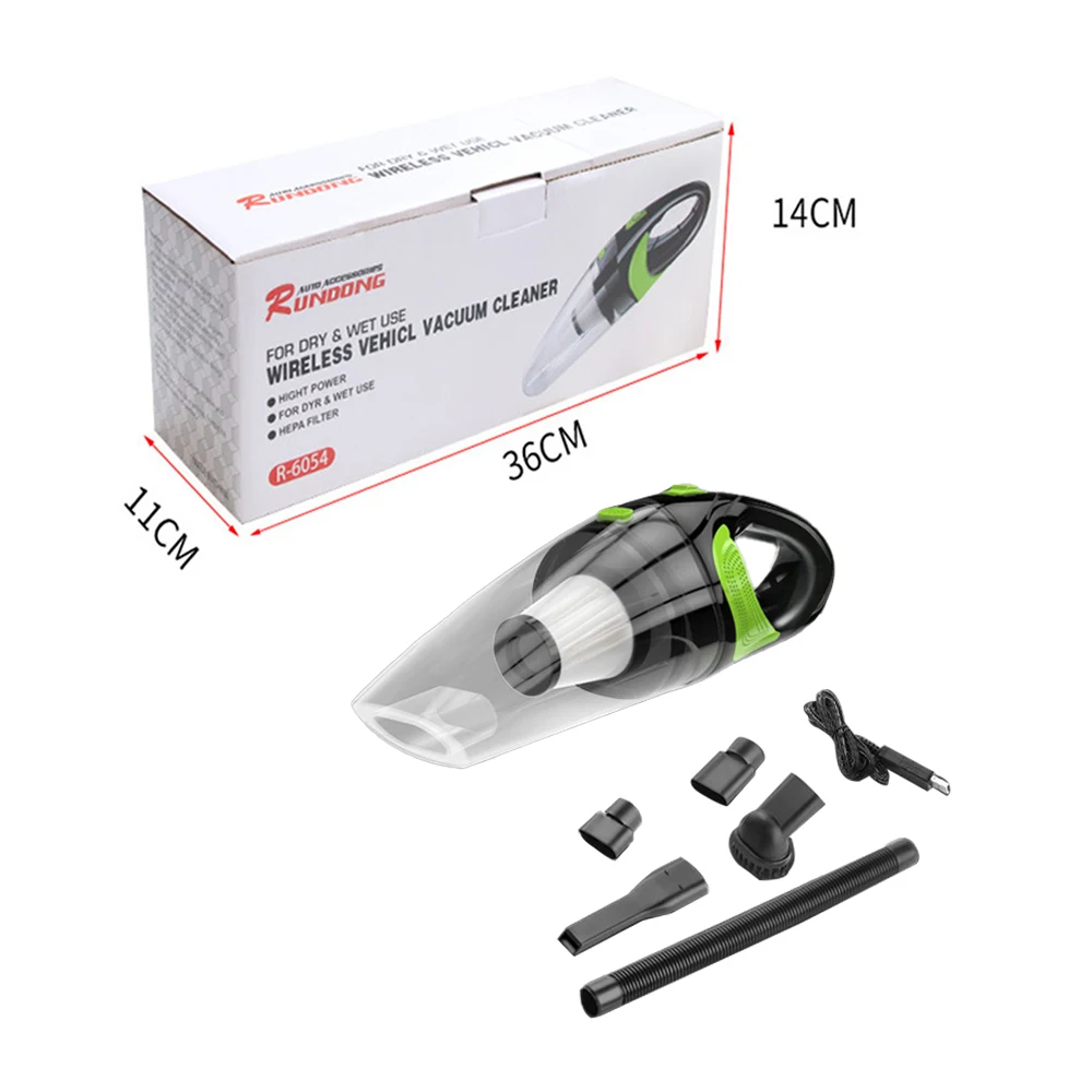 6500pa высокого давления всасывания автомобильный пылесос Беспроводной 12V 120W