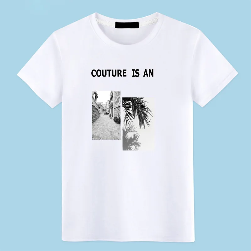 

White styles fashion man's tees t-Shirt for cool summer day