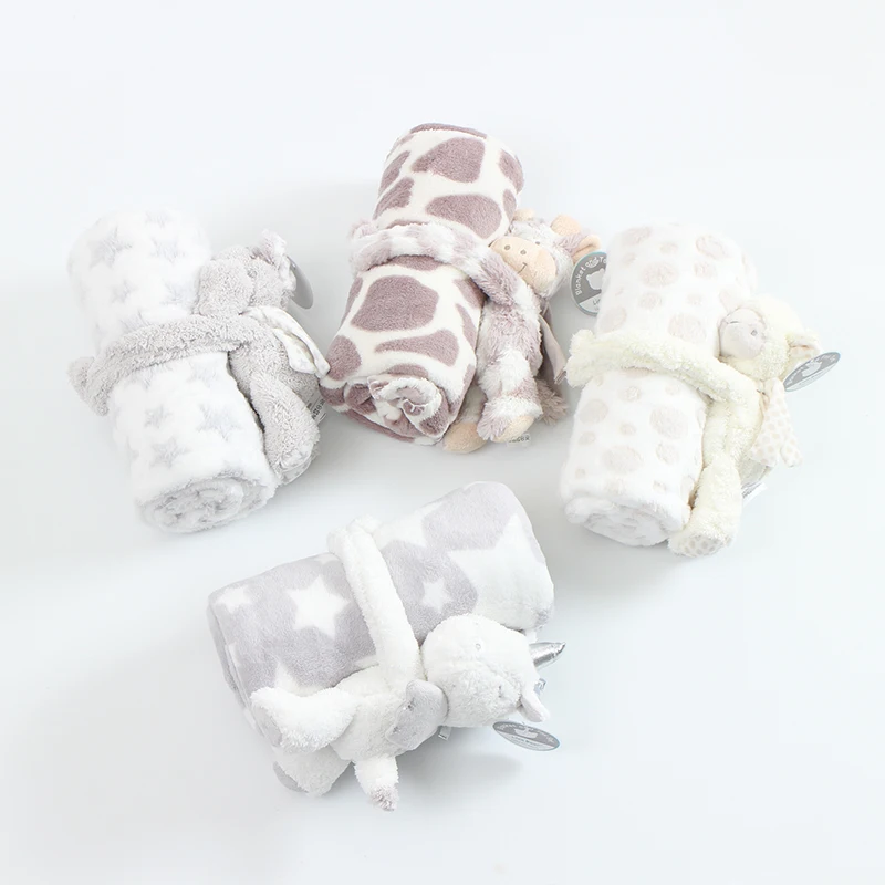 Одеяла фланелевые двухслойные однотонные для новорожденных 100% | Мать и ребенок