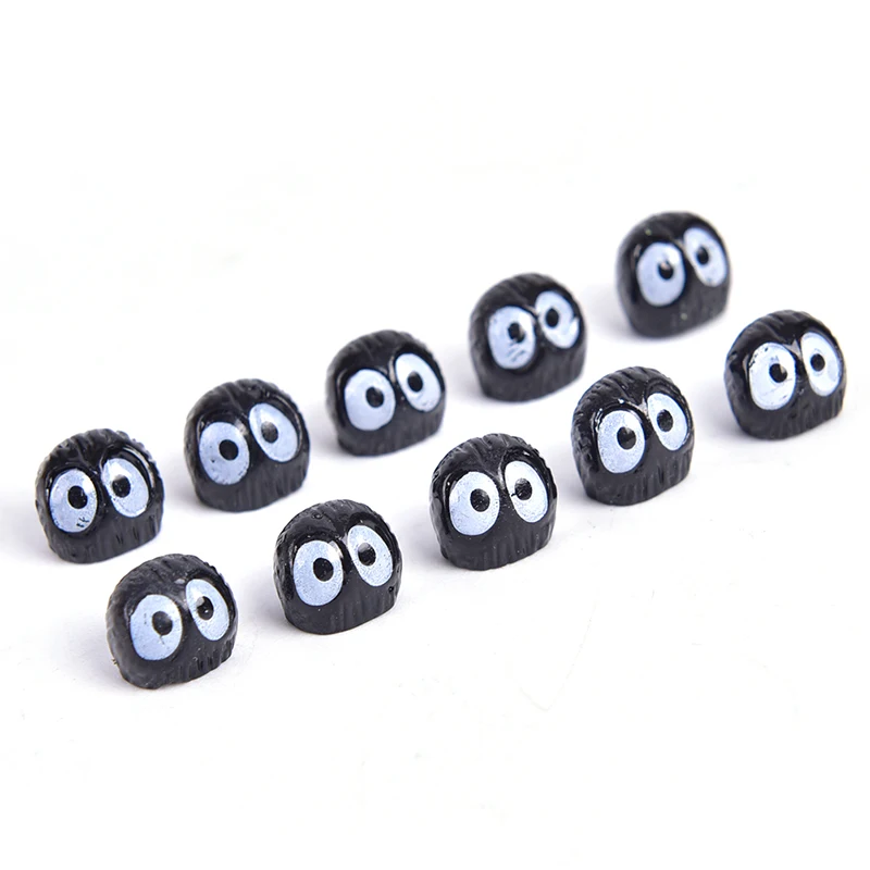 

10pcs Resin black eyes Ornaments Home Figurines Miniatures Figure Classic Model Toys Gift for Kids