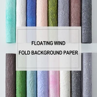 5858cm folded photography background paper crinkled crepe paper cement stone texture backdrop prop for food jewelry mini item