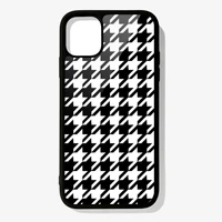 phone case for iphone 12 13 mini 11 pro xs max x xr 6 7 8 plus se20 high quality tpu silicon cover houndstooth