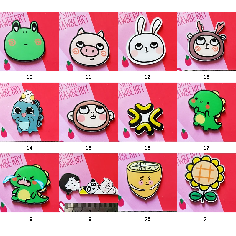 Рождественский маленький кролик панда акриловый кухонный декоративный магнит