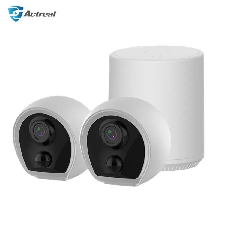 

1080P HD Rechargeable Battery Powered Human Motion Detection Home Security IP Camera System Smart WiFi Wireless Camera