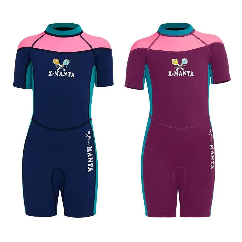 Новинка 2021 модный детский купальник для девочек неопреновый дайвинга 2 5 мм