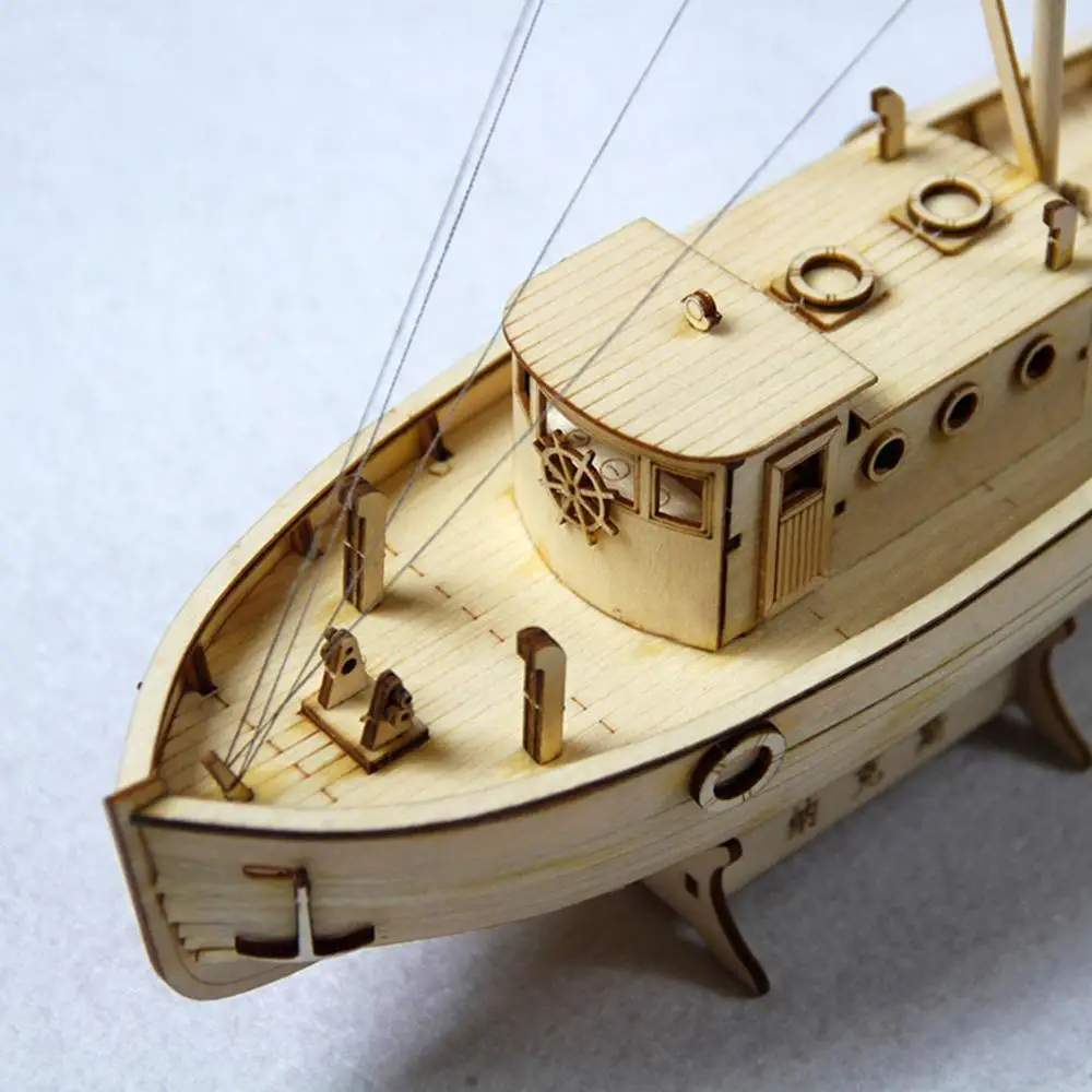 

Модель корабля в сборе, наборы «сделай сам», деревянная парусная лодка в масштабе 1:30, украшение, игрушка, подарок «сделай сам», рыболовная лодка, деревянная Сборная модель корабля