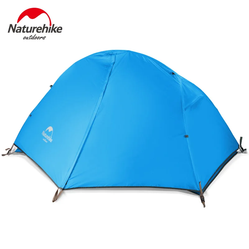Палатка Naturehike туристическая нейлоновая на 1 человека 20D двухслойная Ультралегкая