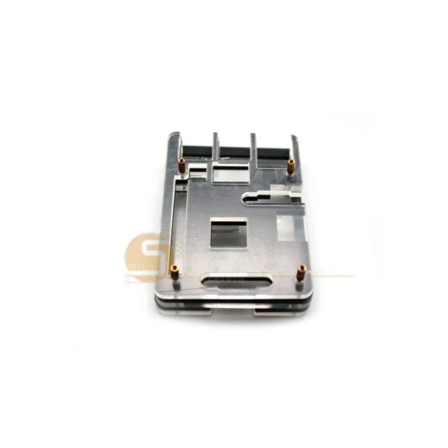 Оригинальный Официальный черный чехол для телефона прозрачный двухцветный Raspberry