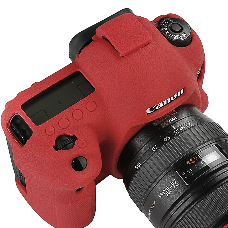 Мягкий силиконовый чехол для Canon 80D 90D 5D3 5D4 6D2 1DX 1DX2 EOS R RP | Электроника