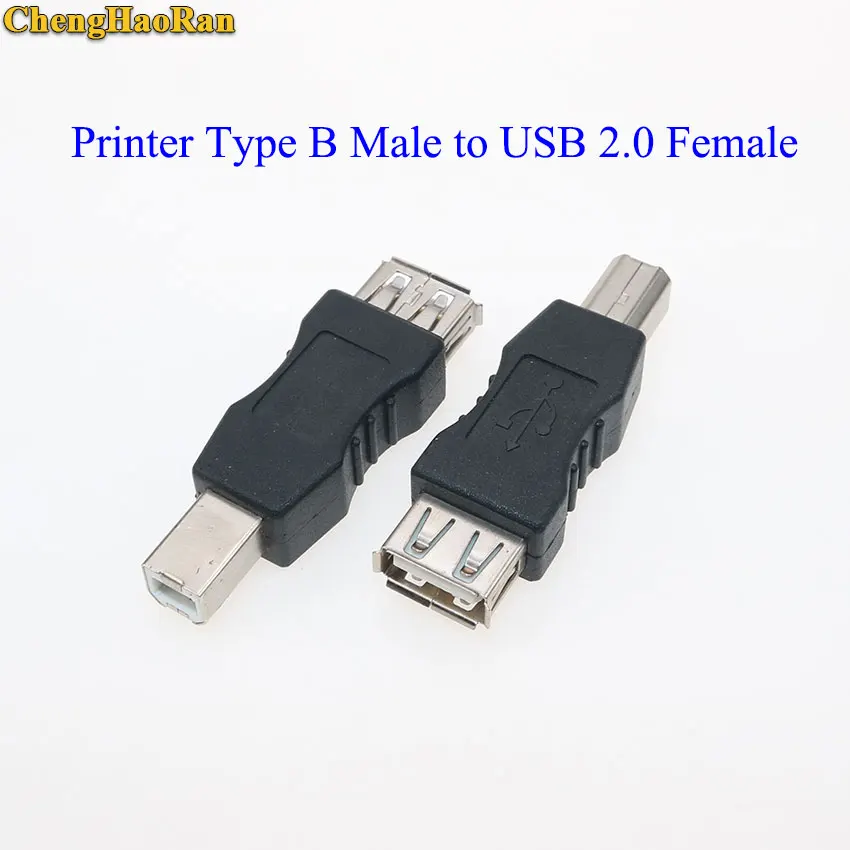 R ChengHaoRan Micro/Mini USB или USB 2,0 Мужской Женский Принтер usb штекер jack разъем питания зарядный адаптер для телефона MP5 и т. Д - Цвет: R