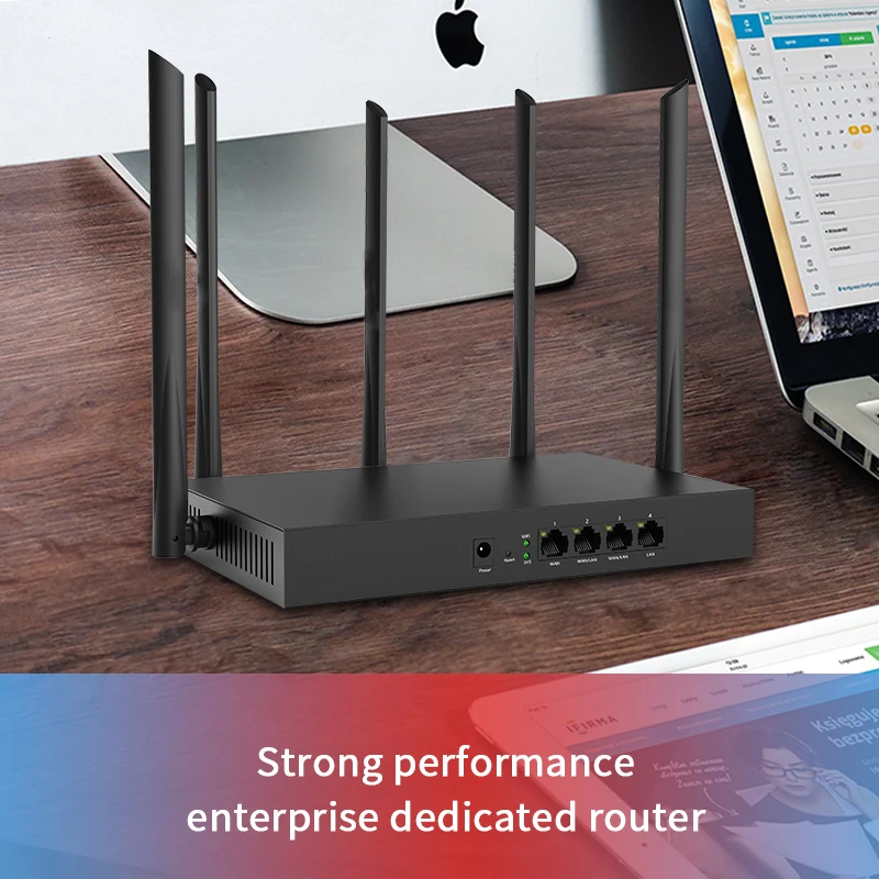 Двухдиапазонный гигабитный Беспроводной Wi Fi роутер TD W20E 1350m 11ac с 2 4G/5 0G антенной