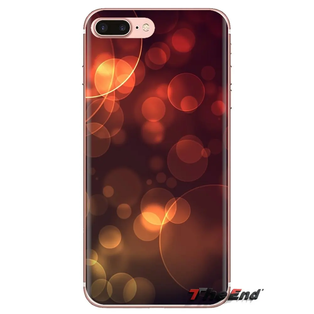 Прозрачный мягкий чехол с абстрактным световая точка для iPhone XS Max XR X 4 4S 5 5S 5C SE 6 6S 7 8