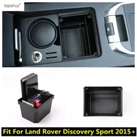 fit for land rover discovery sport 2015 2019 central multifunction container storage box cover kit trim plastic accessories