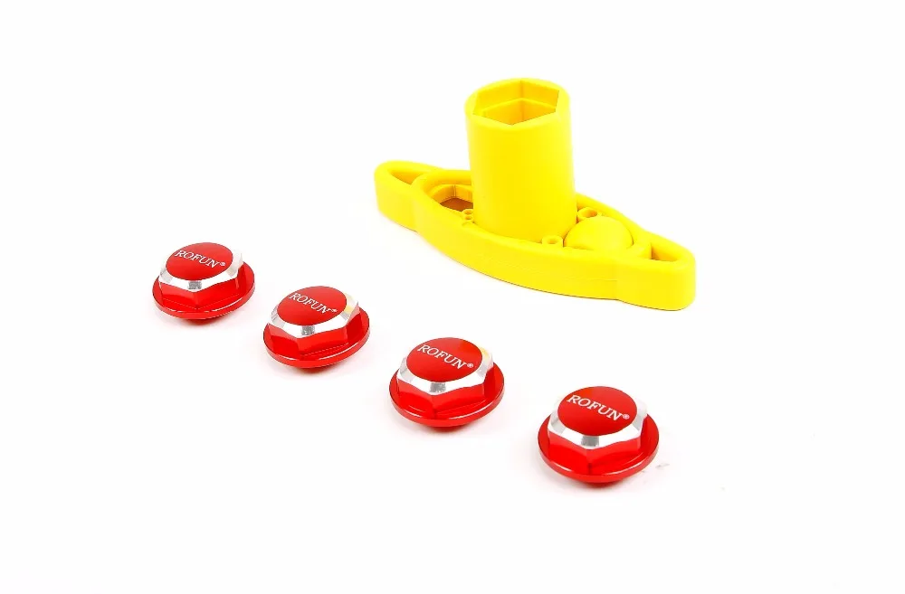 Пластиковый гаечный ключ и алюминиевая гайка колеса для 1/5 Losi 5ive T Rovan Lt King Motor X2 Rc