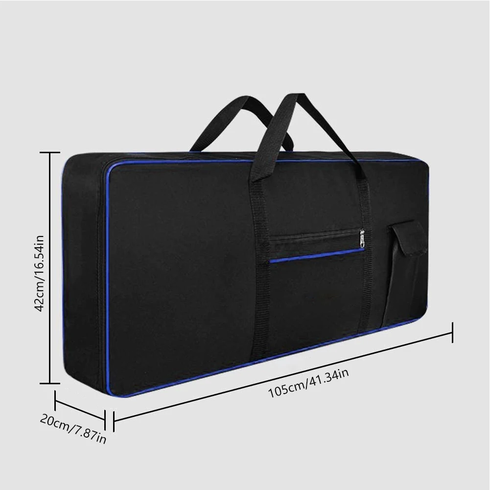 

600D Oxford Cloth 61 Key Keyboard Bag Instrument Keyboard Bag Thicken Waterproof Electronic Piano Cover Case For Electronic