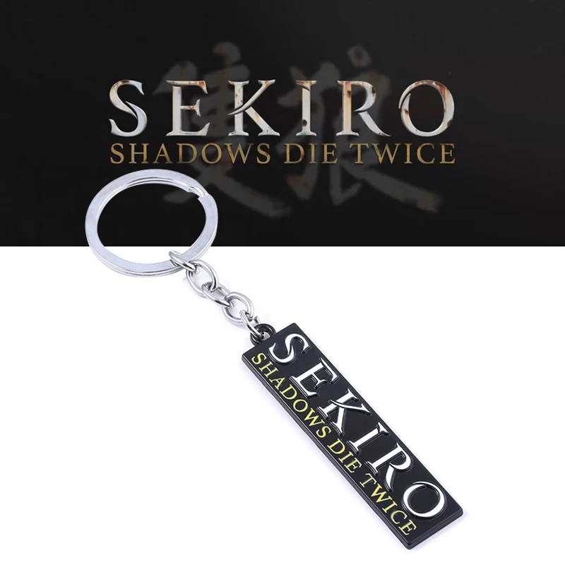 

Popular Games Sekiro™: Shadows Die Twice Keychain SEKIRO Logo Pendant Keyring Backpack Pendant Men Accessories Gift