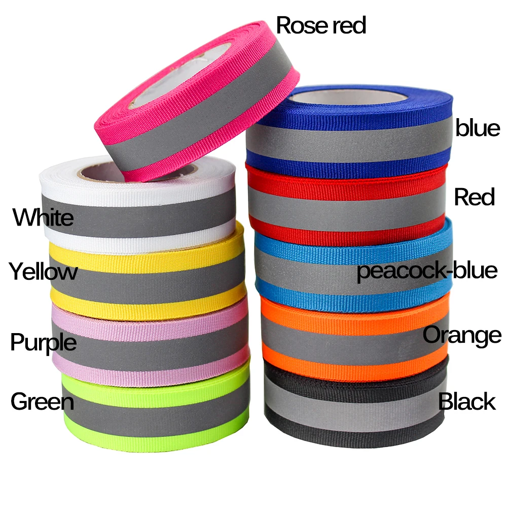 Серебряная светоотражающая лента для шитья тканевая трубопроводная отделочная