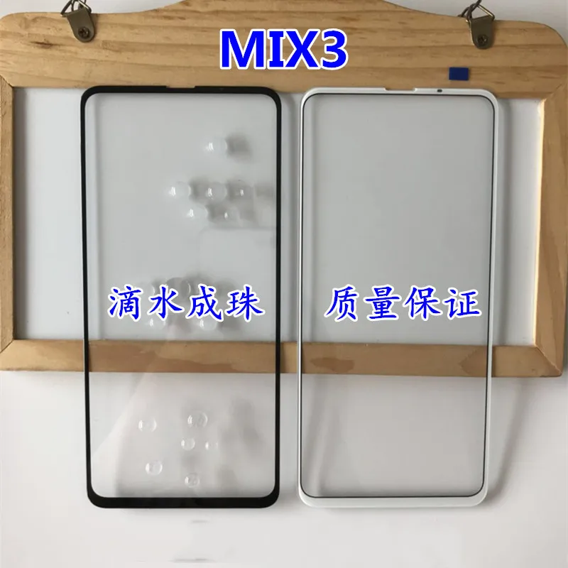 50 шт./лот сенсорный экран для XiaoMi Mi Mix 2 / 2S 3 передняя панель стеклянная линза