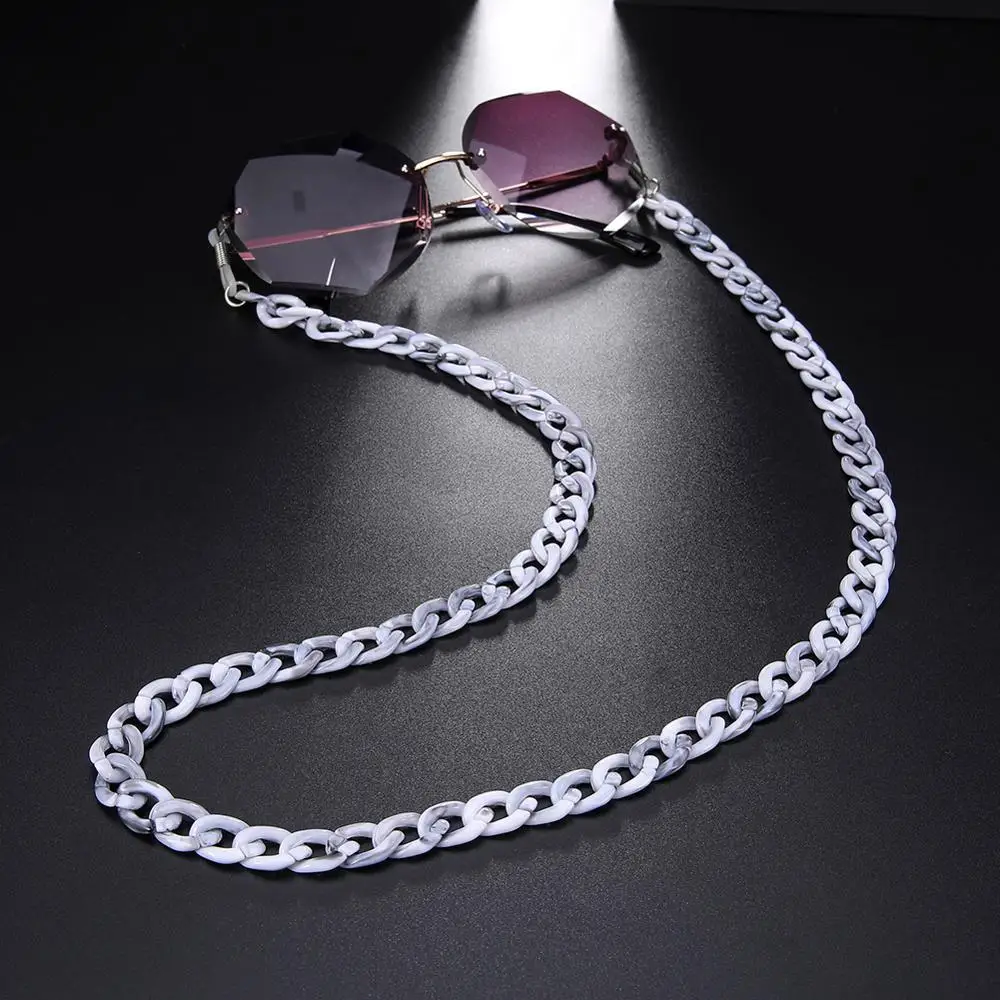 Шнурок для очков акриловый цепочка солнцезащитных женщин нескользящий ремешок