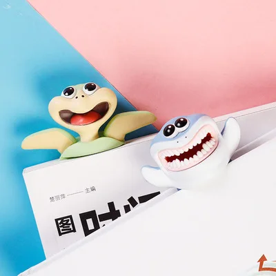 

Creative 3d bookmark funny animal bookmark student stationery bookmarks for books
