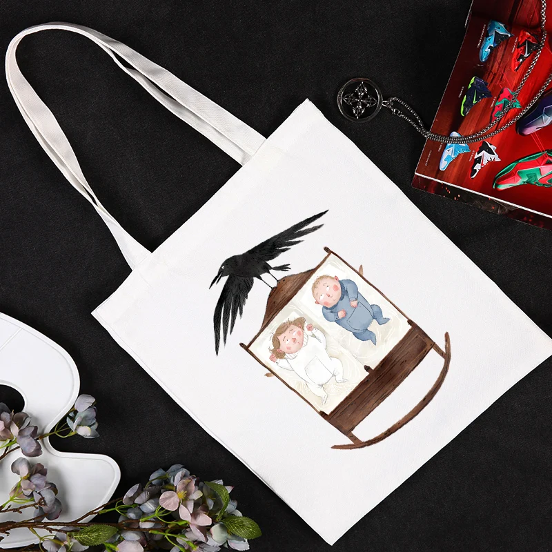 

Mary Poppins Cloth Bag Women's Canvas Luxury Brand Handbags Shopper Reusable Tote Luggage-bags Designer Woman Shoulder Hand 2021