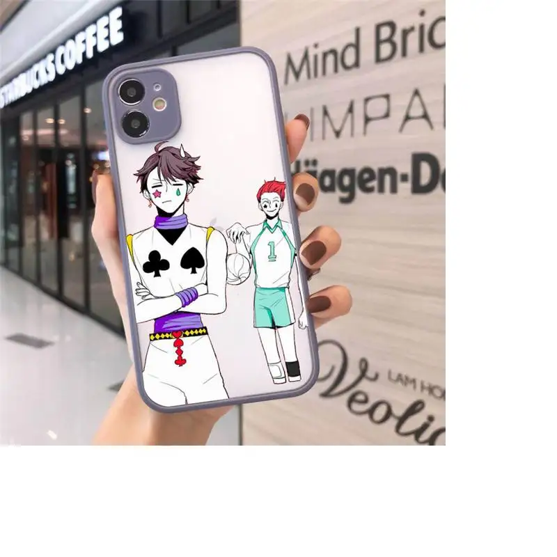 

Hisoka Anime Hunter X hunter Phone Case Matte For iPhone 12 Mini 11 Pro XR XS Max 7 8 Plus X Hard PC Back Cover