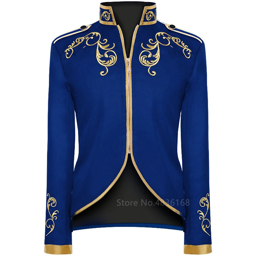 Фрак джентльмена дворец Ренессанса 2020 винтажный с вышивкой для мужчин