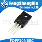 10 шт.лот FQPF10N60C TO-220F 10N60C 10N60 TO220 FQPF10N60 MOSFET транзистор