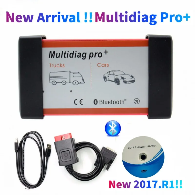 2021 Multidiag pro + 2017.R3 Best PCB Relays vd ds150e cdp OBD2 Bluetooth Scanner Tool obd OBD Car Diagnostic | Автомобили и