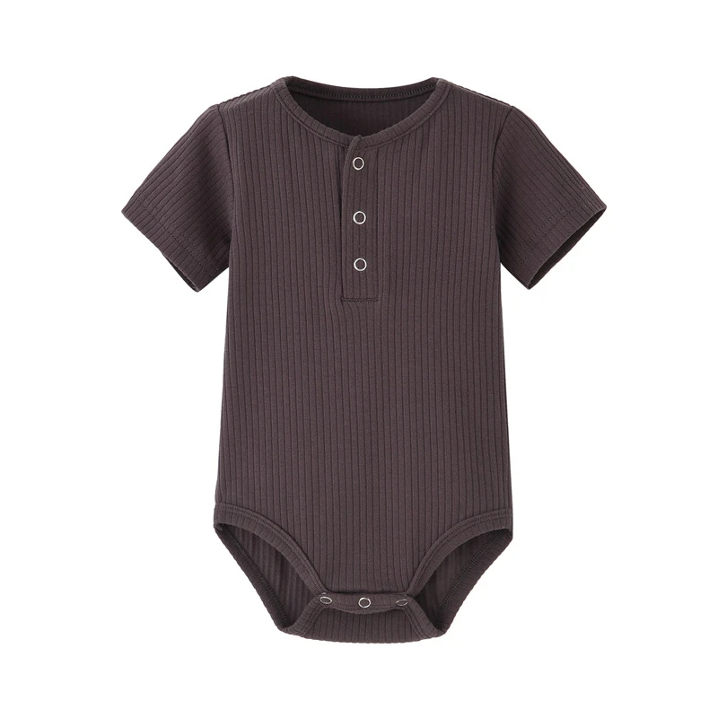 Baby Boy Romper Girl Knit Pajamas Jumpsuit Ribbed Clothes Knitted Stretch Newboron Summer Rompers Playsuit | Детская одежда и