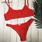 Европейский и американский взрывобезопасный купальник, сексуальное Плиссированное треугольное бикини, ФЛУОРЕСЦЕНТНОЕ зеленое микро бикини