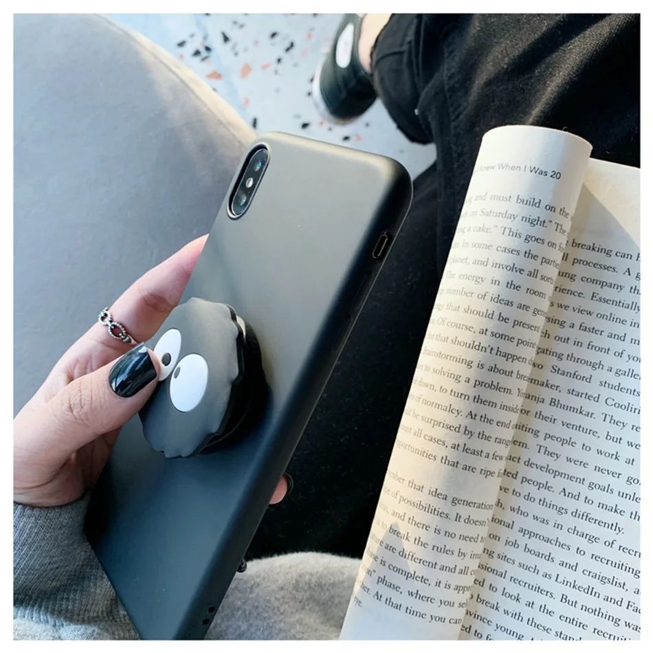 For Huawei P20 Lite P30 Pro Nova 3i 4 5i 5 Case 3D Cute Cartoon Avocado Flower Bear Dog Faceless Holder Cover Soft |