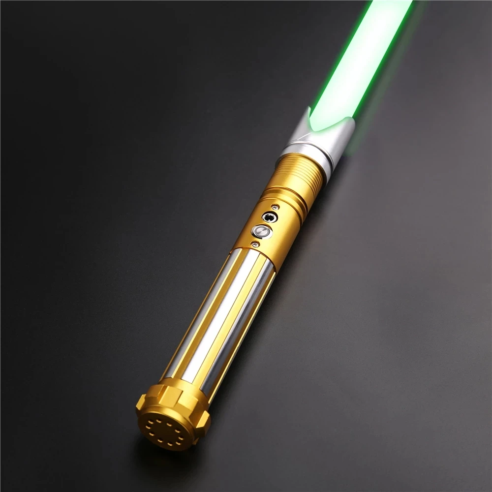

Световой меч TZU rgb, foc и blaster, металлическая ручка, 12 цветов, 6 наборов источников звука, игрушки, косплей, подарок, лазерный световой меч