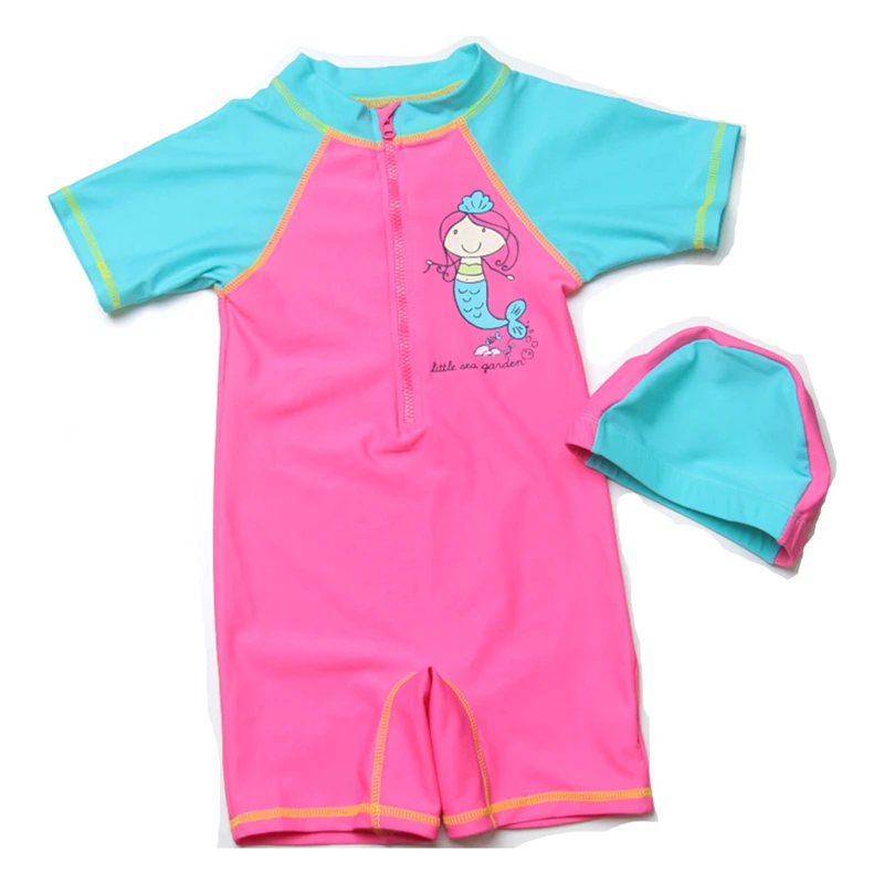 Для девочек с короткими рукавами рашгарды для детей возрастом от 1 года до 12 лет