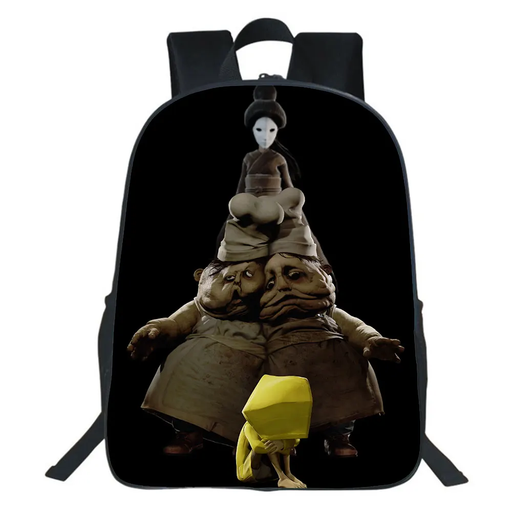 

Little Nightmares Backpack Boys Gilrs School Backpack Children Bookbag Teens Mochila Cartoon Casual Rucksack