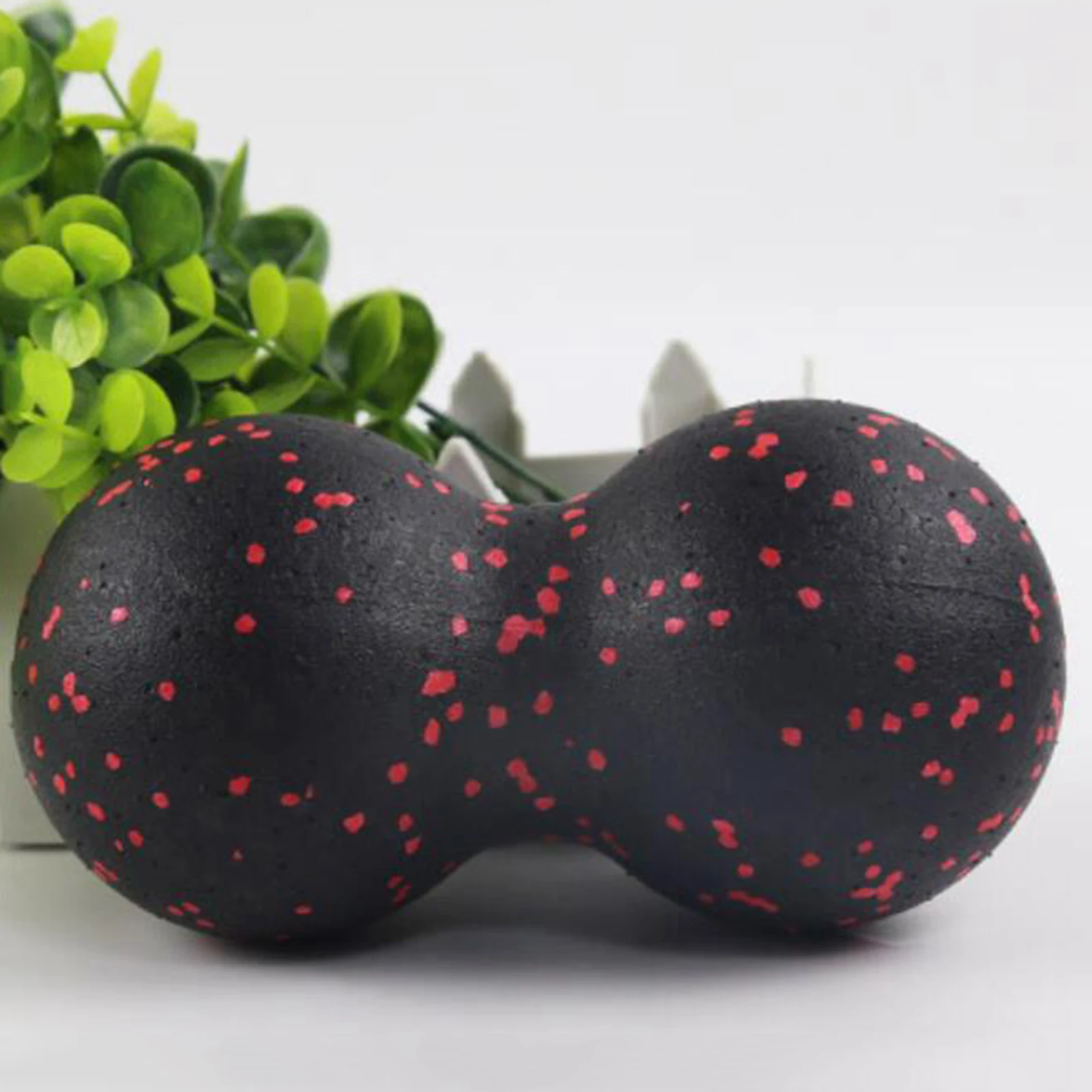 

Арахисовый Массажный мяч-Двойные Мячи для Лакросса для миофасциального высвобождения, ТРИГГЕРНАЯ точка и глубокая салфетка, арахисовый ро...