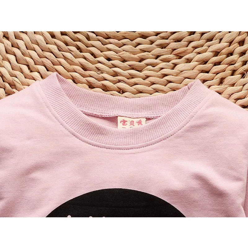 Комплект одежды для мальчиков и девочек шерстяная теплая толстовка штаны