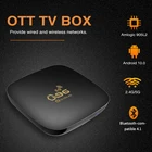 ТВ-приставка Q96 2,4 ГГц5 ГГц, Android 1080, Wi-Fi, S905, 4K, 3D, bluetooth