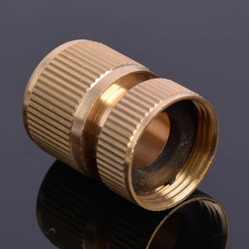 

1x Brass 3/4 Hose Pipe Connector Adapter Quick Connect For Washing Tools Kit UK