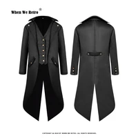 men medieval victorian costume tuxedo gentlema tailcoat gothic steampunk trench vd1983 vintage frock outfit coat for men