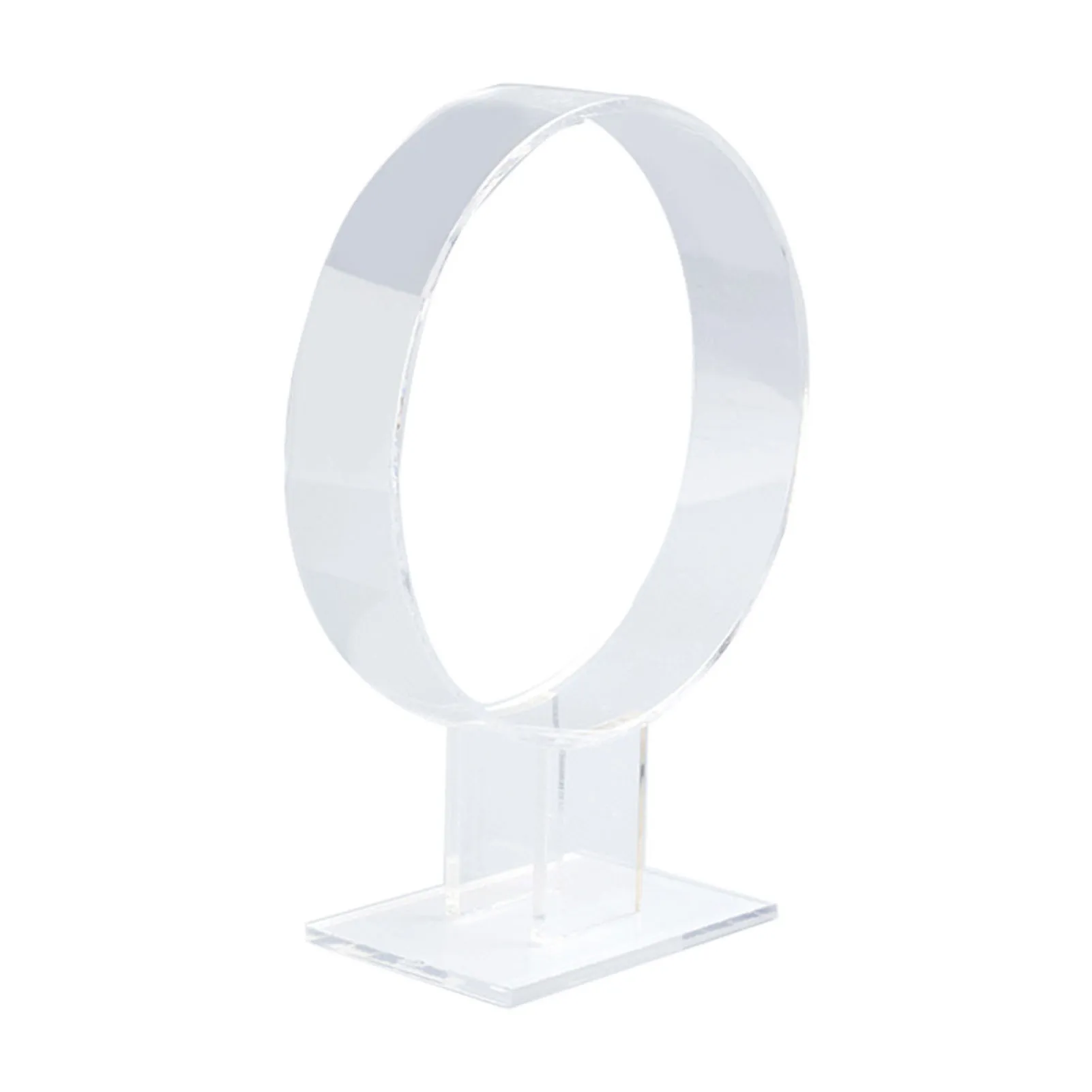 Акриловое оголовье Дисплей Стенд Круглый Головные уборы показывая шкаф
