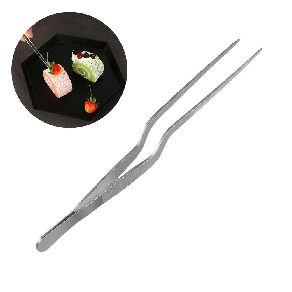 Щипцы для барбекю Wobble Plate Chef маленький зажим из нержавеющей стали выпуклое