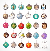 new 2021 christmas balls clear stamps animal star bird owl snow fish cat background card craft no cutting die scrapbooking