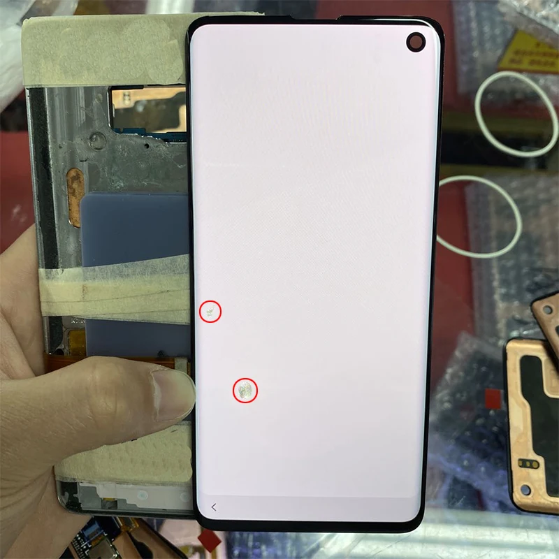 Оригинальный ЖК дисплей 6 1 ''S10 для Samsung S10 Plus G975 G975F с рамкой и дигитайзером в